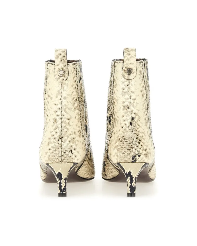 FESTA Milano Animalier Printed Calf Leather Boot — Multicolor Multicolor