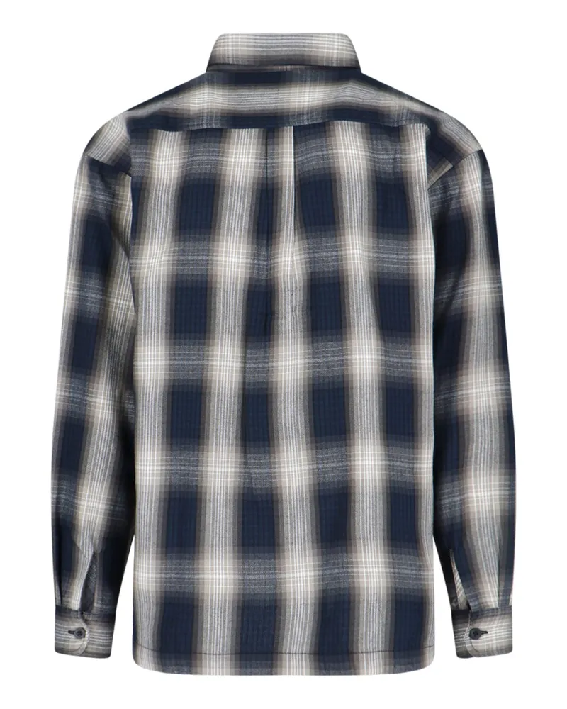 Carhartt WIP Men's Shirts Blue Acrylic Navy