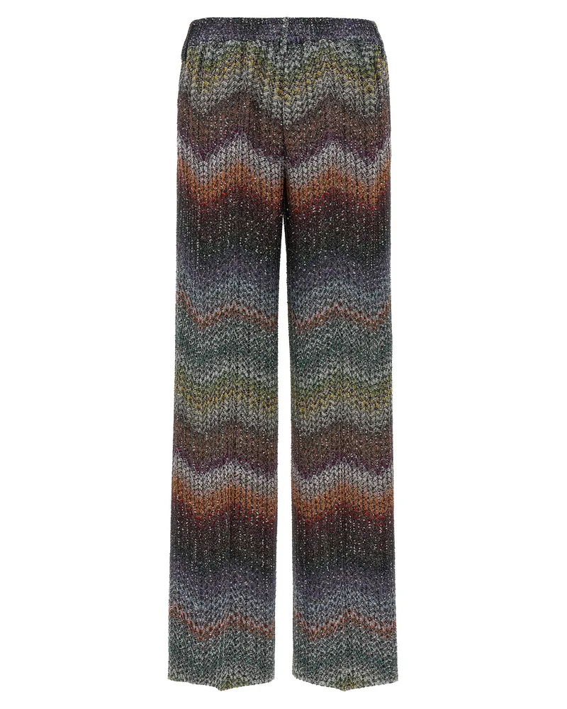 Missoni Women's Multicolor Viscose Casual Pants Multicolor