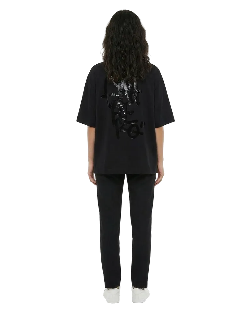 Dolce & Gabbana Women's Black Cotton T-Shirt Black