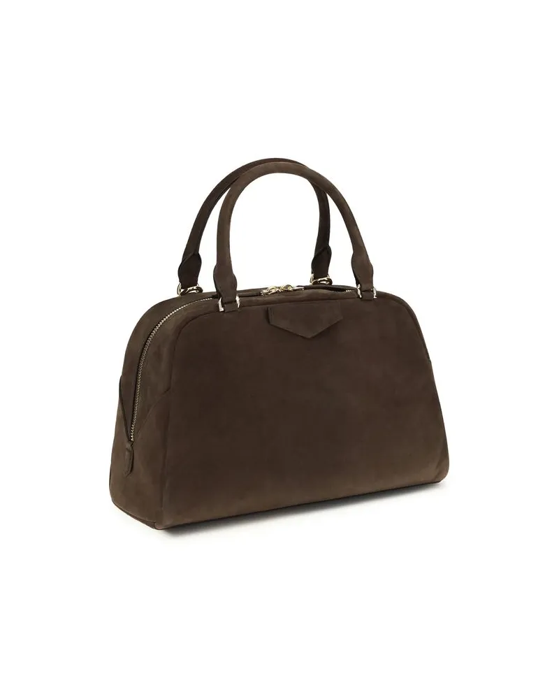 Givenchy Women's Antigona Top Handle Bag Brown Calf Leather Bos Brown