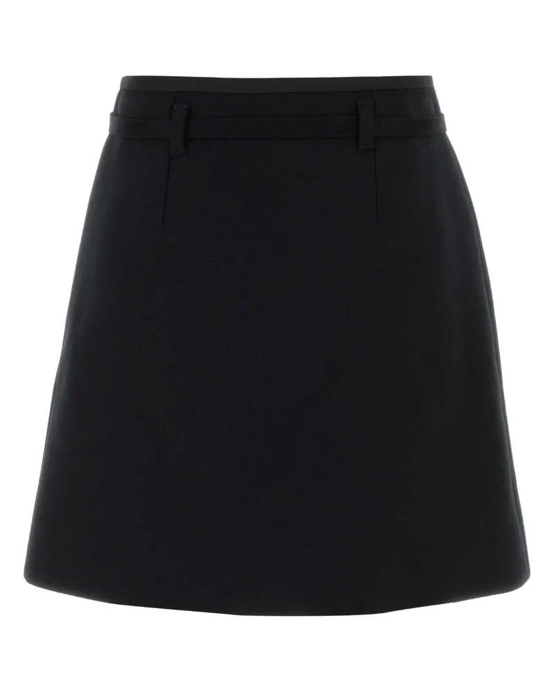 Prada Mini Skirt — Black Black