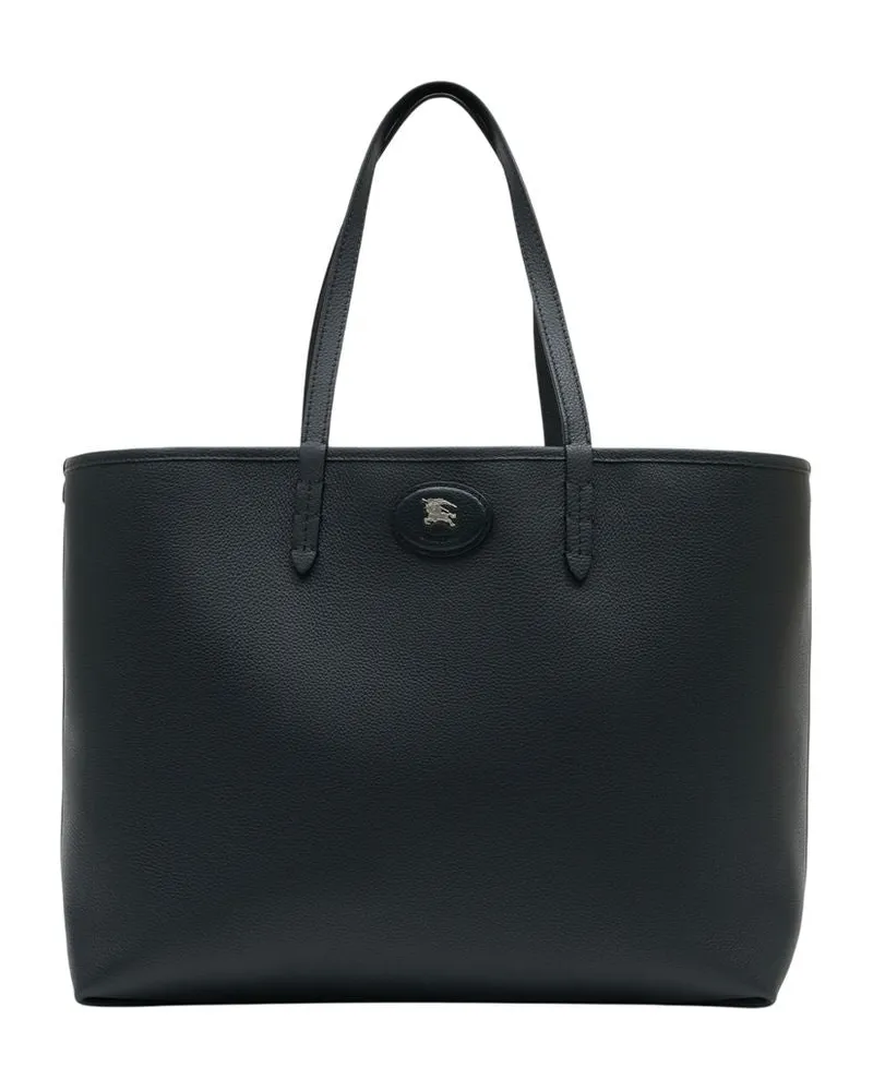 Burberry Men's Ml Medium Ew Reversible Cj1 Shopper Bag -  Leather Multicolor Calfskin Totes-Shopping-Bags Black