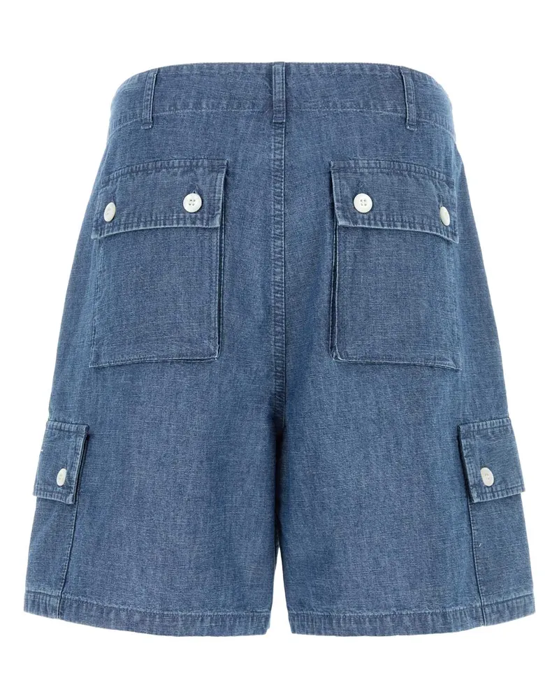 Givenchy Bm51jz5yap 457 Denimblue Exterior: Cotton Short Blue