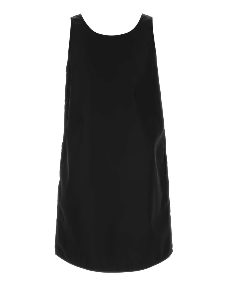 Prada Women's Black Re-Nylon Mini Dress Nero Exterior: Abiti Black