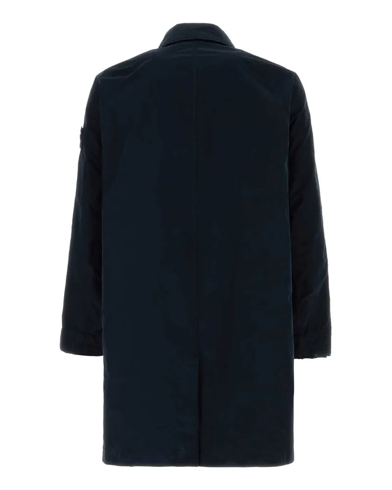 Stone Island L1s157100005s0f33 V0020 Navyblue Exterior: Polyester Nylon Trench Coat Navy