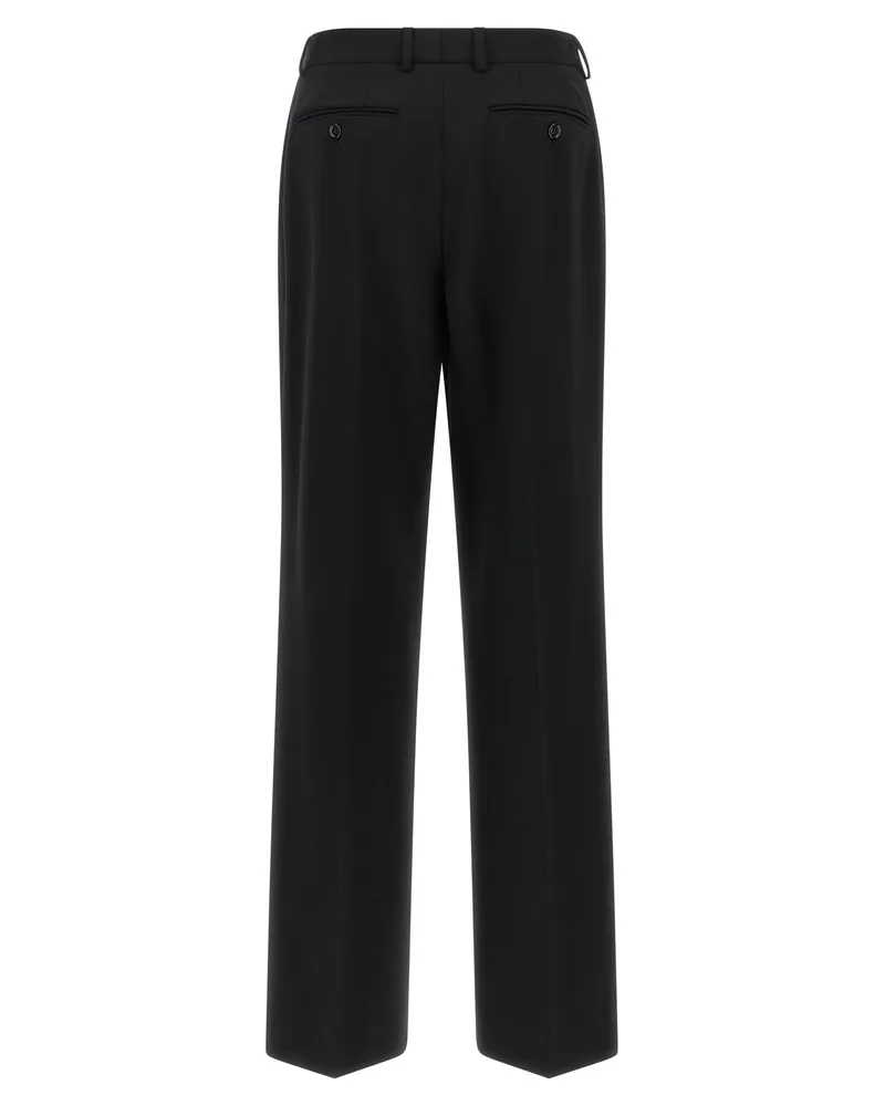 Dolce & Gabbana Double Pinch Trousers — Black Black