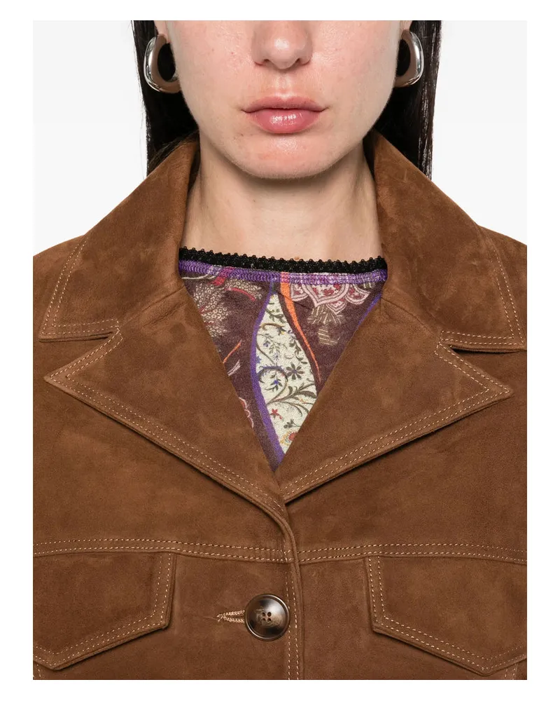 SIEDRES Asean Jacket — Brown Brown