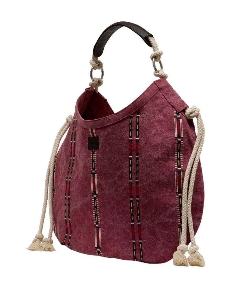 Isabel Marant Women's Byron Tote Bag -  Cotton Pink Totes-Shopping-Bags Purple
