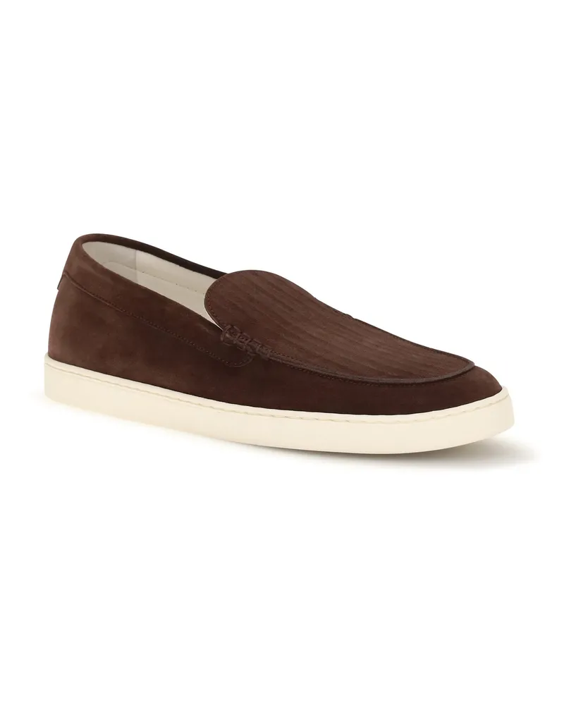 Brunello Cucinelli Suede Loafers — Brown Brown