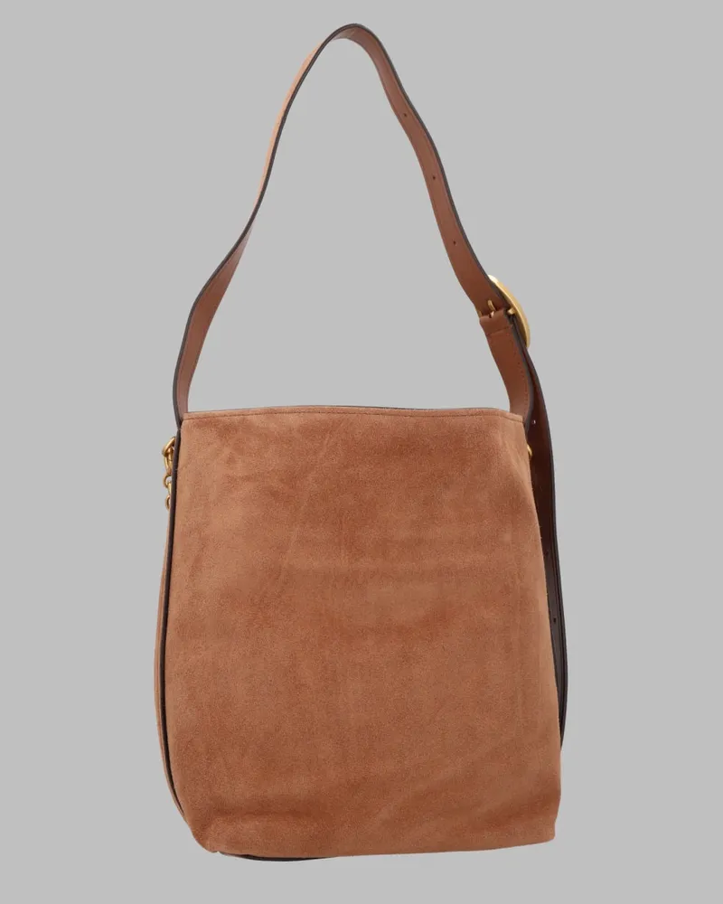 Michael Kors Women's Tote Bag Nolita Buff Leather Shoulder Beige