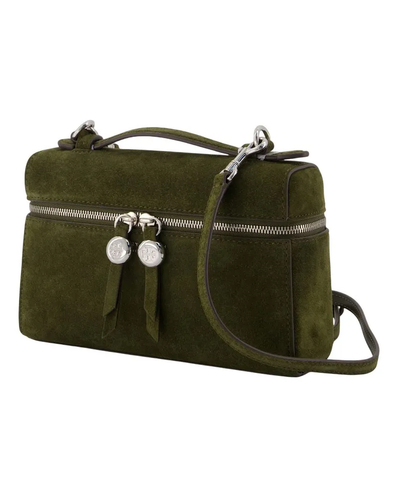Tory Burch Women's Romy Slim Top Handle Purse -  Leather Green Calfskin Bags Handbags-Purses Green