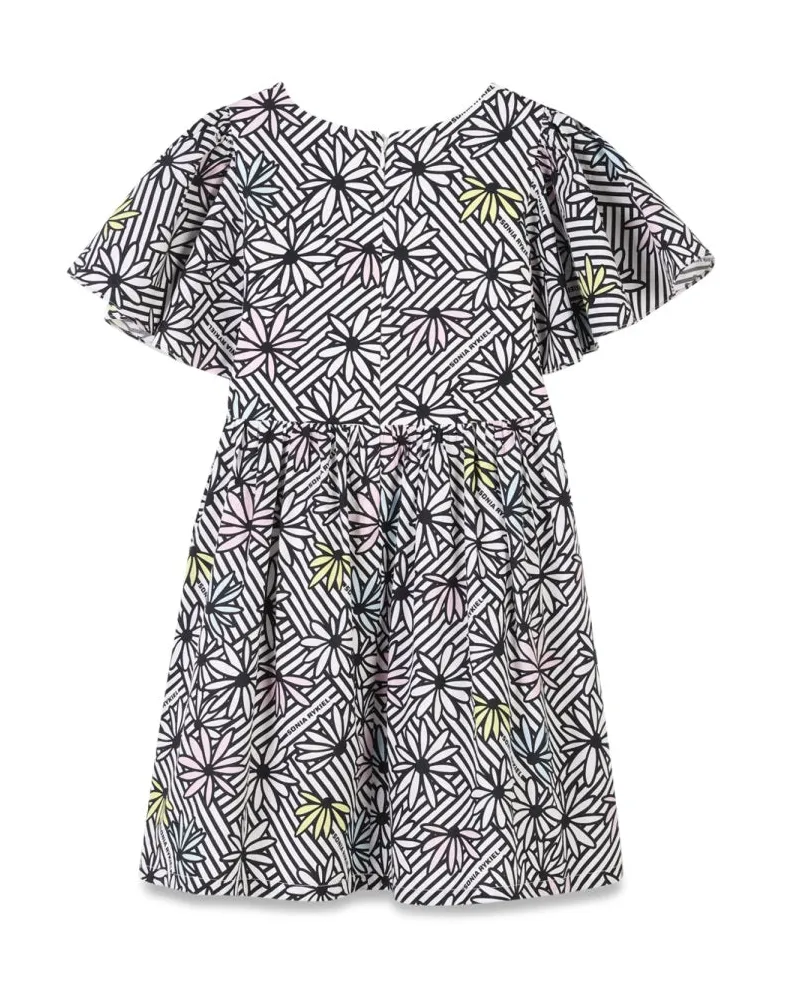 Sonia Rykiel Multicolour Cotton Dress — Multicolor Multicolor