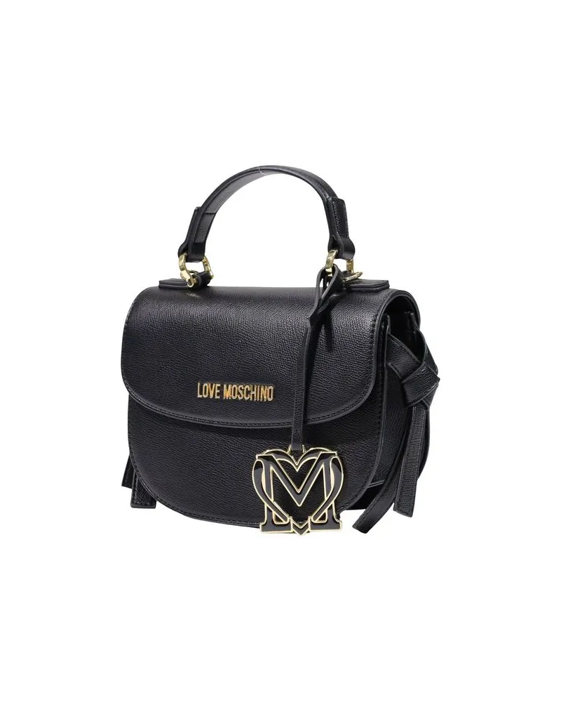 Moschino Women's Black Polyethylene Handbag Bag Black