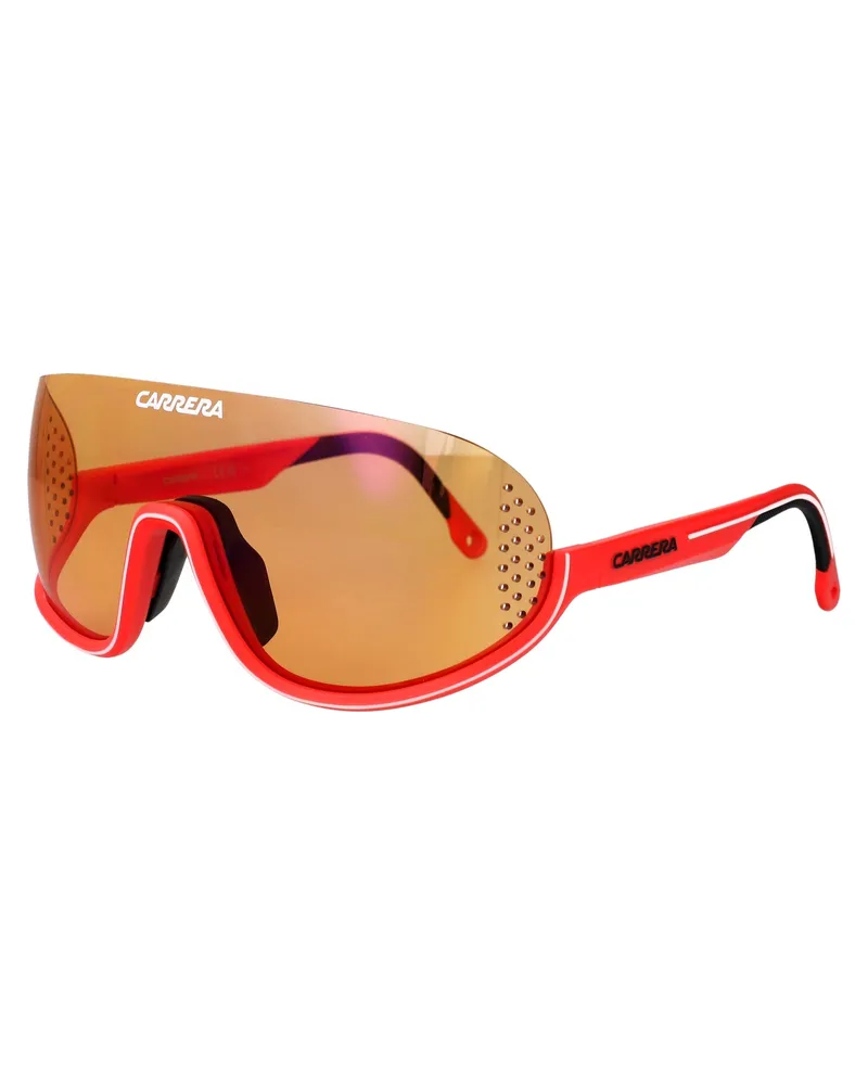 Carrera CARRERAEYEDRA Polyamide Shield Sunglasses — Red Red