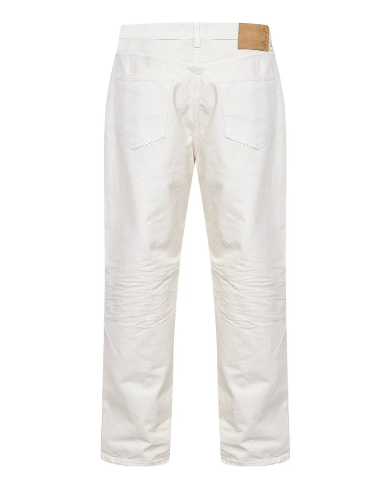 Haikure Men's Jeans Logan Ivory Cotton Denim White