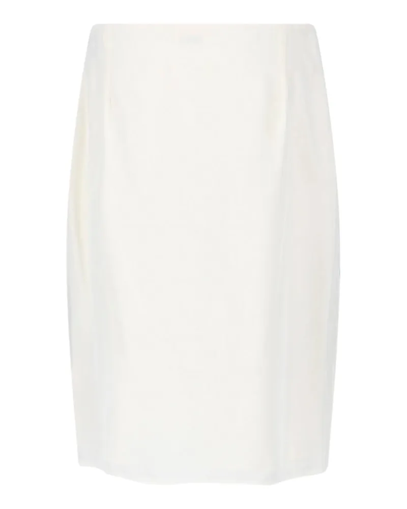 Versace Women's Skirts White Silk White