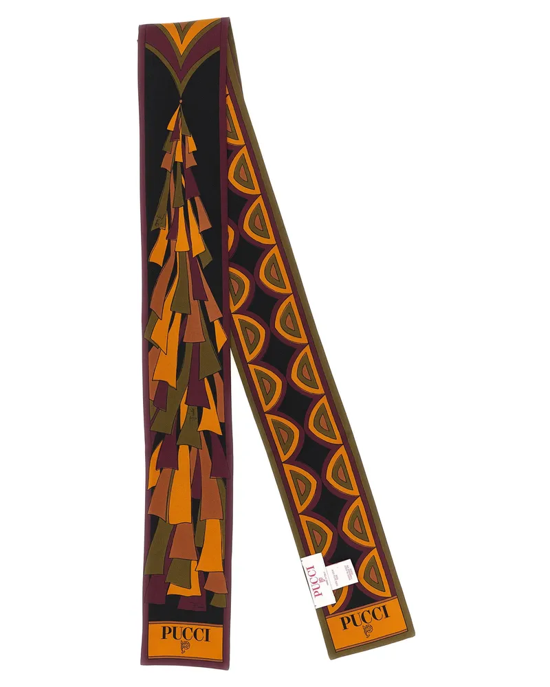 Emilio Pucci Baiadera Scarf — Black Black