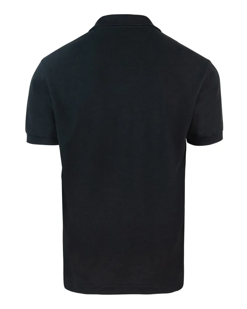 Lacoste Men's Polo Shirt Piquet Black Cotton T-shirts And Polos Black
