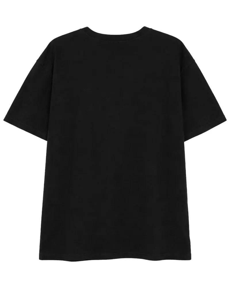 IH NOM UH NIT Logo-Embroidered Cotton T-Shirt — Black Black