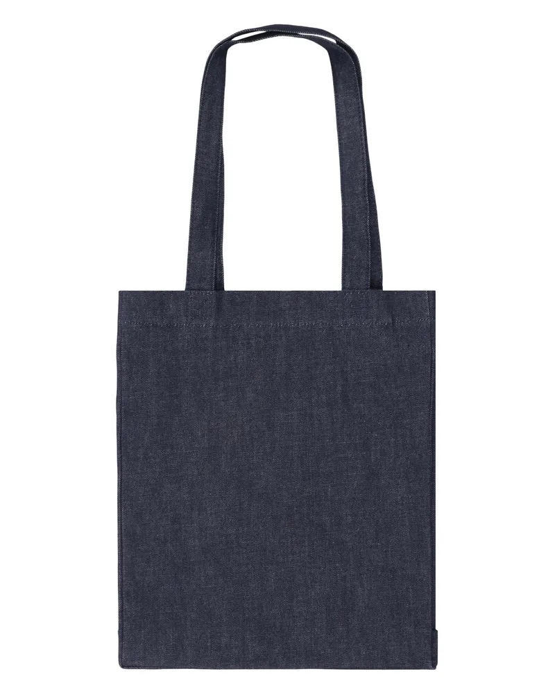 A.P.C. Women's  Laure Tote Bag Denim Cotton Navy