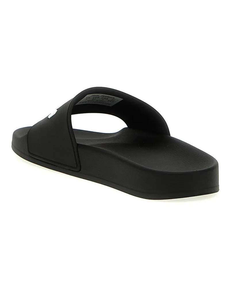 Balenciaga Pool Sandals — Black Black