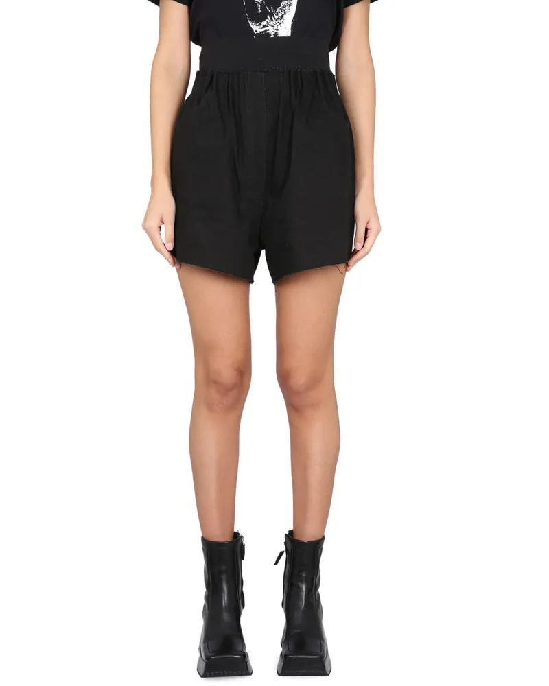 Raf Simons Denim Bermuda Shorts — Black Black