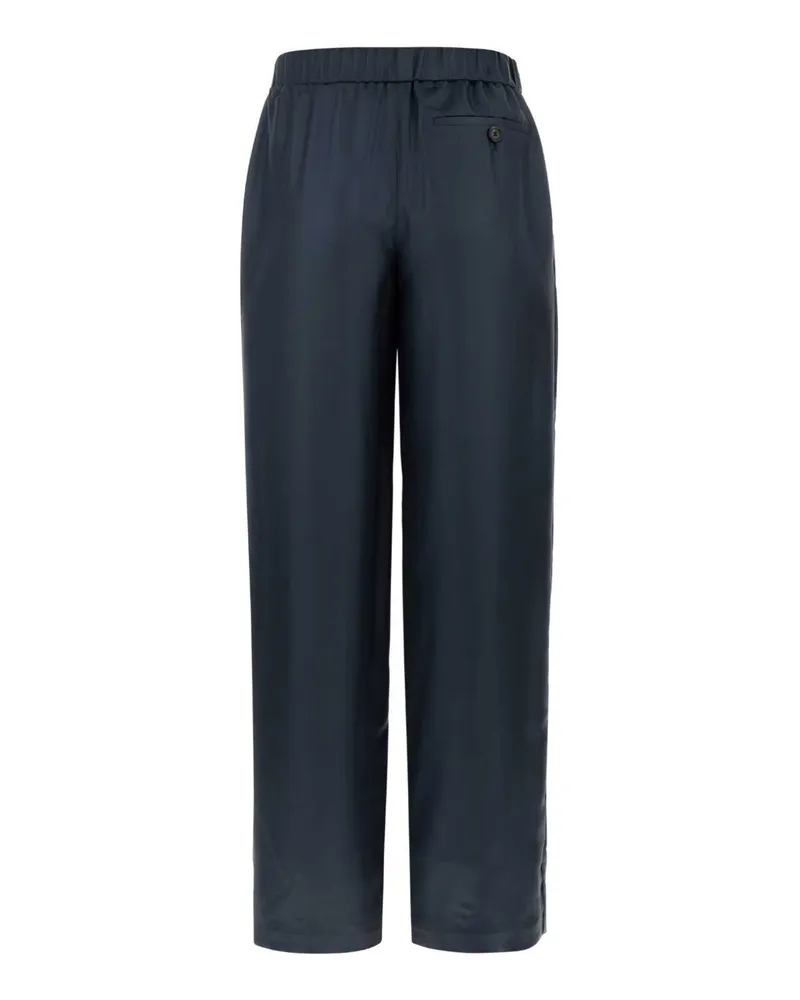 Loewe Silk Trousers — Gray Gray