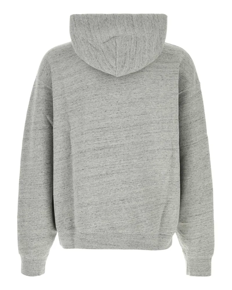 Dsquared2 Men's Melange Grey Cotton Oversize Sweatshirt Greymelange Exterior: Maglie Sweater Gray