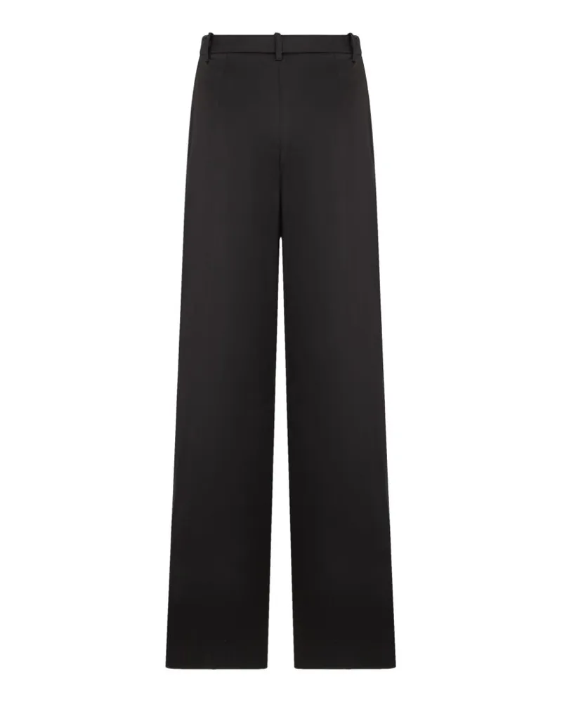 Emporio Armani Twill Trousers — Black Black