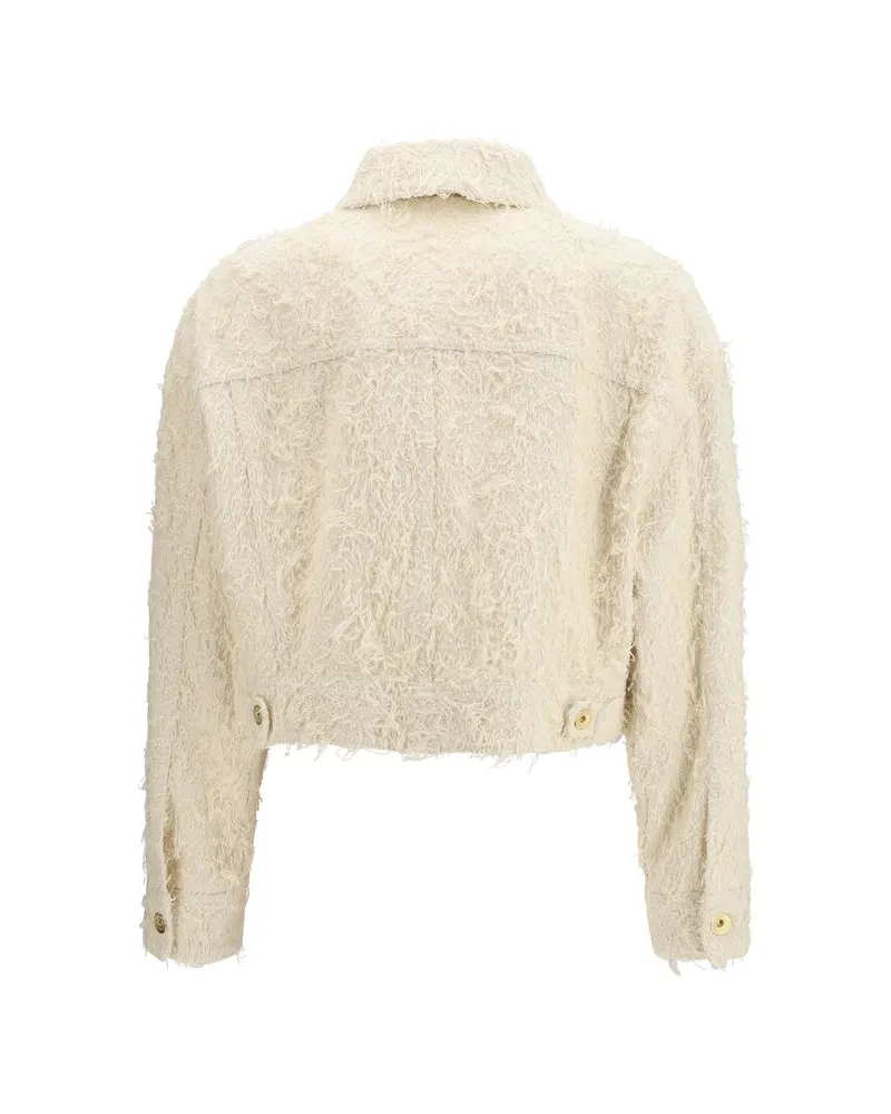 Brunello Cucinelli Women's Beige Cotton Denim Jacket Clothing Beige