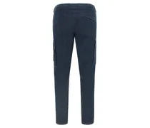 Garment-Dyed Organic Twill Cargo Pants — Navy