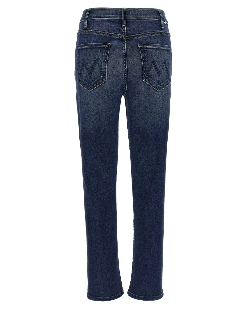 Mother The Hustler Ankle Jeans — Blue Blue