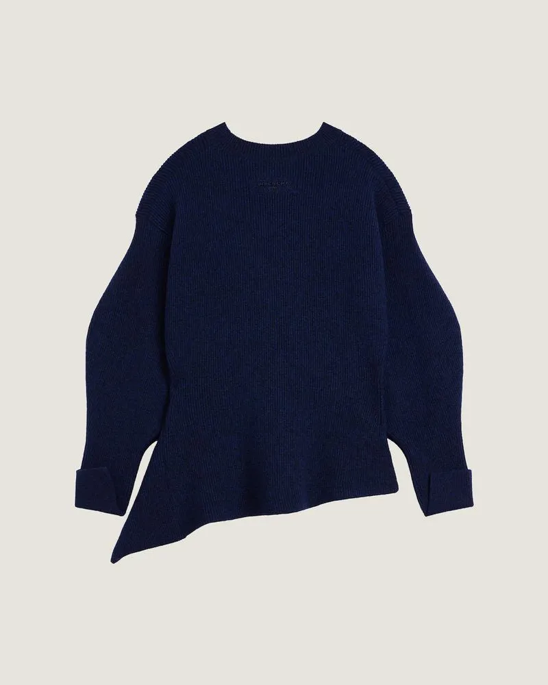 Givenchy Ribbed Knit Top — Navy Navy