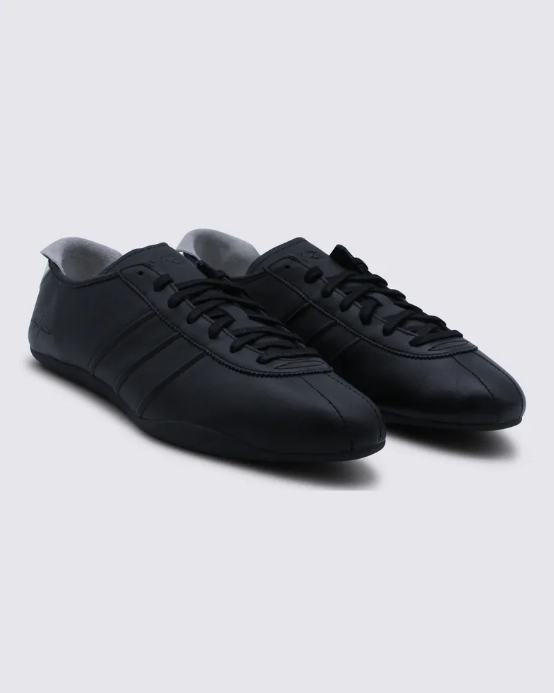 Y-3 Men's Sneakers Black-Black-Owhite _cover Le Sole El Black/black/owhite Black