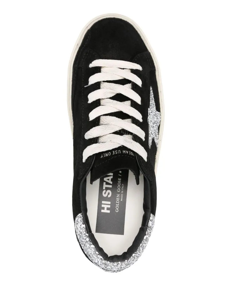 Golden Goose Hi Star Sneaker — Black Black