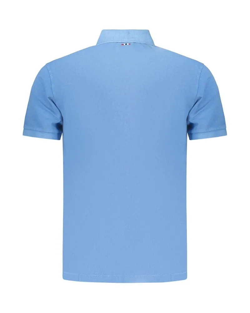Napapijri Cotton Polo — Blue Blue