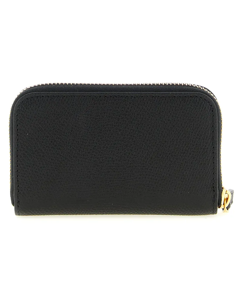 Valentino Garavani Vlogo Signature Card Case — Black Black