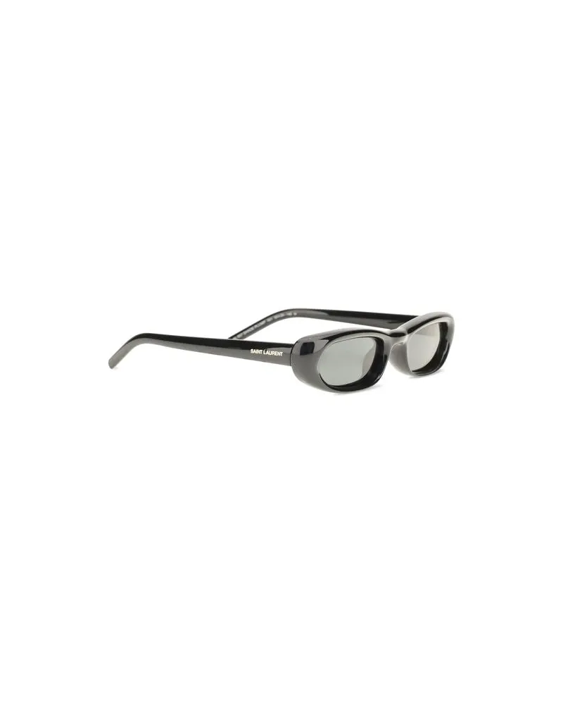 Saint Laurent Women's Black Acetate Sunglasses Black