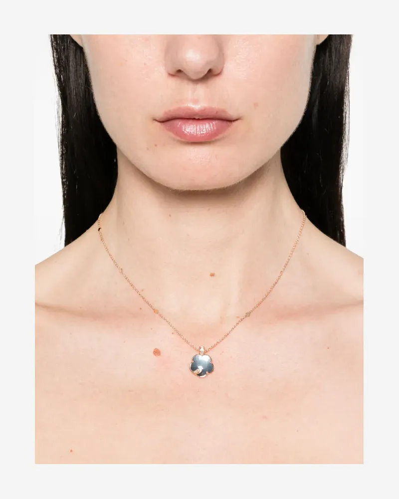 Pasquale Bruni Women's 18k Rose Gold Petit Joli Lunaire Diamond Necklace Ss25 W Rose