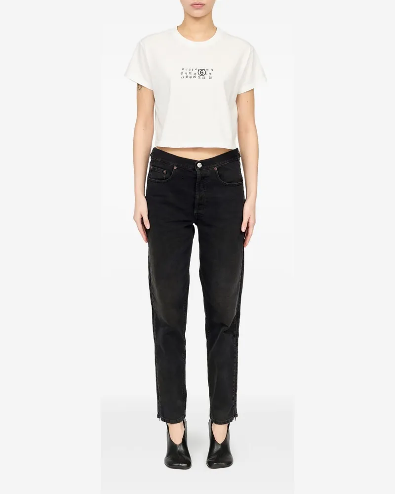 Maison Margiela Numeric Print T-shirt — White White
