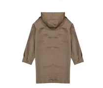 Polyester Parka Coat — Brown