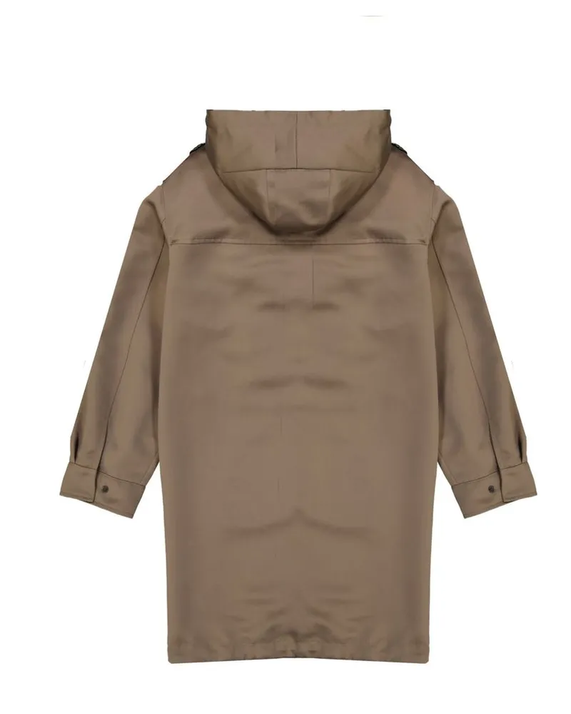 Brunello Cucinelli Women's Brown Polyester Parka Clothing Brown