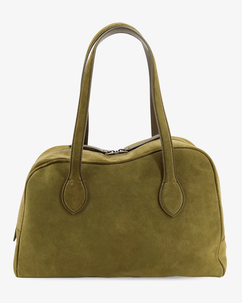 ATP Atelier Women's Shoulder Bag Noale Suede Green Green
