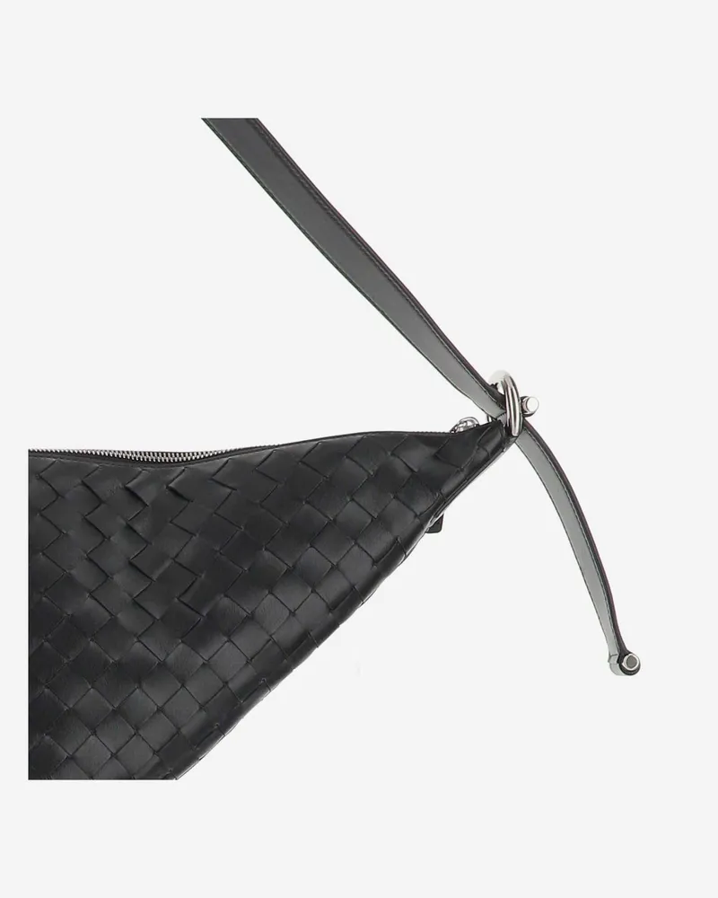 Bottega Veneta Virgule Shoulder Bag — Black Black