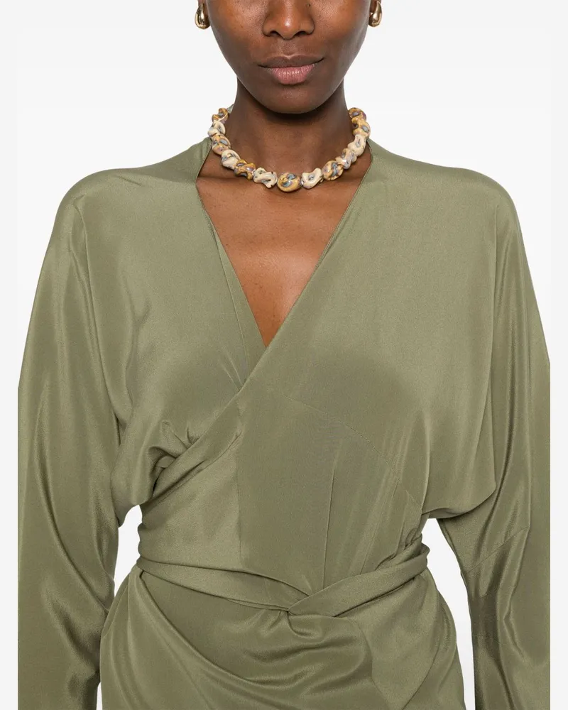 Cortana Serp Jumpsuit — Olive Olive