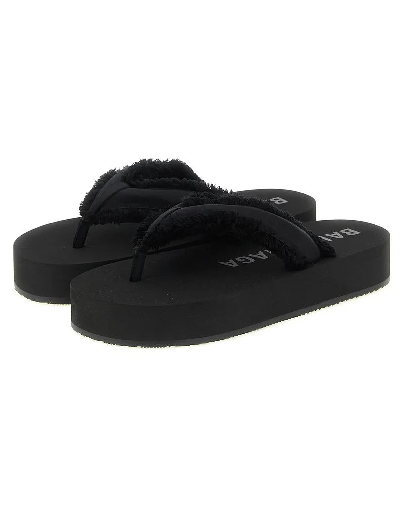 Balenciaga Jet Lag Sandals — Black Black