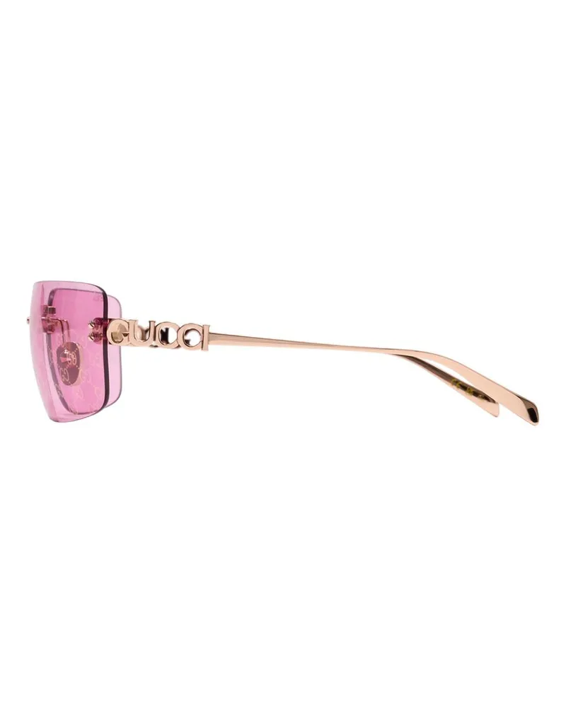 Gucci Women's Gg2038s-004 Sunglasses Gold Metal Gold