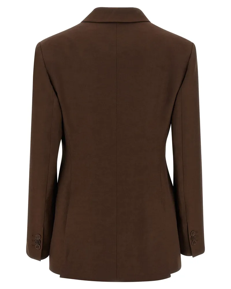 P.A.R.O.S.H. Raisa Blazer — Brown Brown