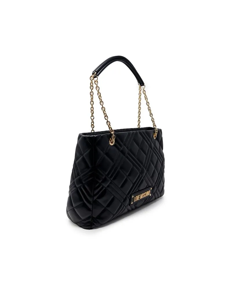 Moschino Women's Black Polyethylene Handbag Bag Black